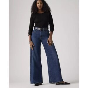 Levi's 728 High Rise Wide Leg Denim Jeans 29 x 34 NWT